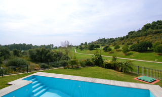 First line golf modern andalusian styled luxury villa for sale in Marbella - Benahavis 7