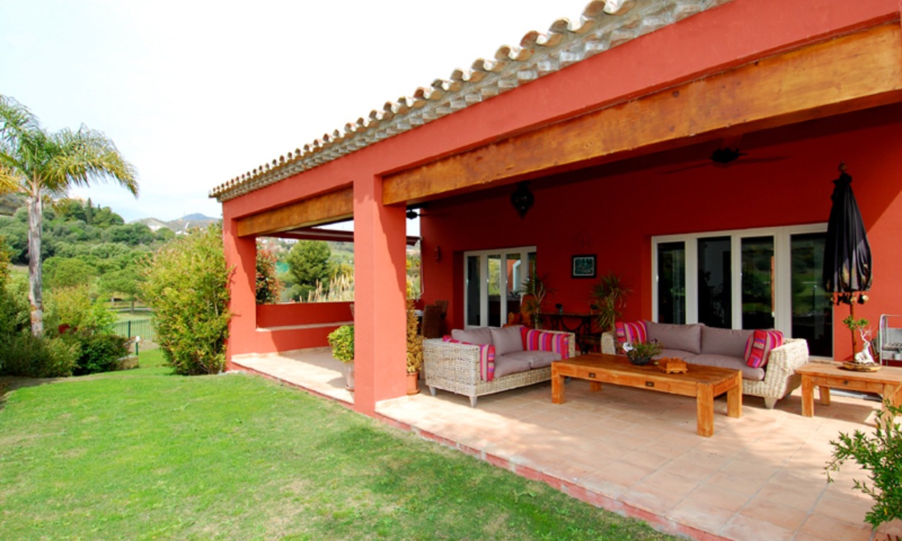 First line golf modern andalusian styled luxury villa for sale in Marbella - Benahavis 2