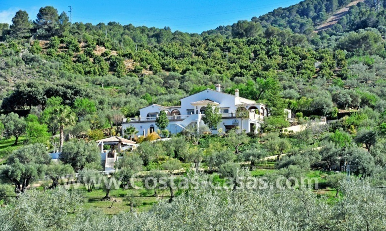 Villa – Finca - Country property for sale in Monda on the Costa del Sol, Andalusia, Southern Spain 0