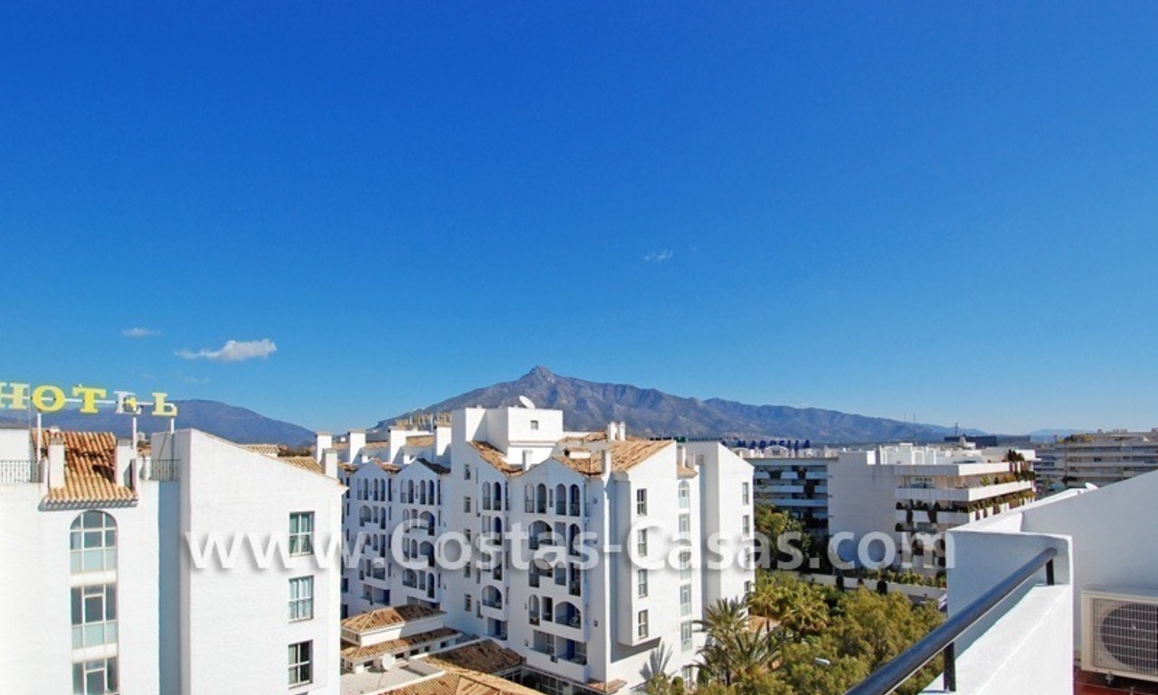 Double penthouse apartment to buy in central Puerto Banus, Marbella 5