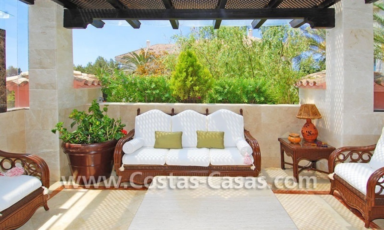 Luxury large penthouse apartment for sale on the Golden Mile in Marbella 0