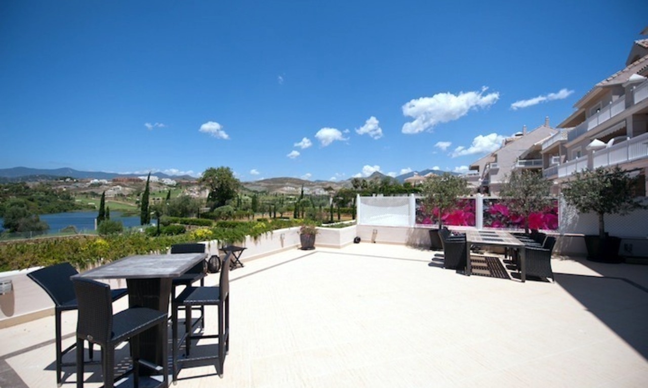 Large luxury apartment for sale on golf resort in the area of Marbella – Benahavis – Estepona 1
