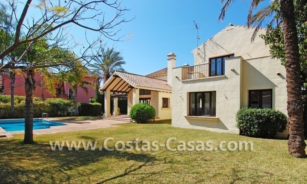 Beach side Andalusian styled villa for sale in Nueva Andalucia – Puerto Banus – Marbella 2