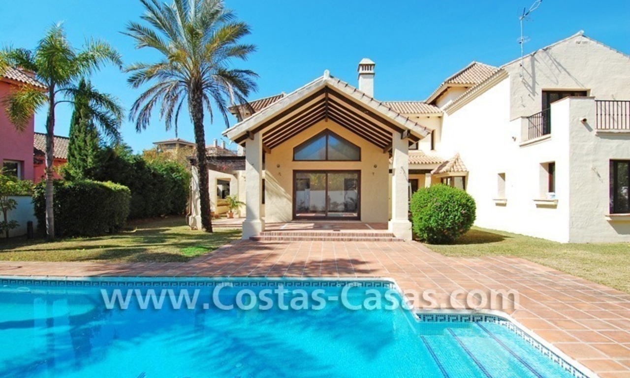 Beach side Andalusian styled villa for sale in Nueva Andalucia – Puerto Banus – Marbella 1
