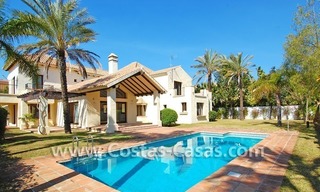 Beach side Andalusian styled villa for sale in Nueva Andalucia – Puerto Banus – Marbella 0