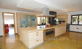 Modern style front line beach villa for holiday rent in Marbella 21