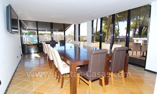Modern style front line beach villa for holiday rent in Marbella 19