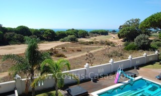Modern style front line beach villa for holiday rent in Marbella 12