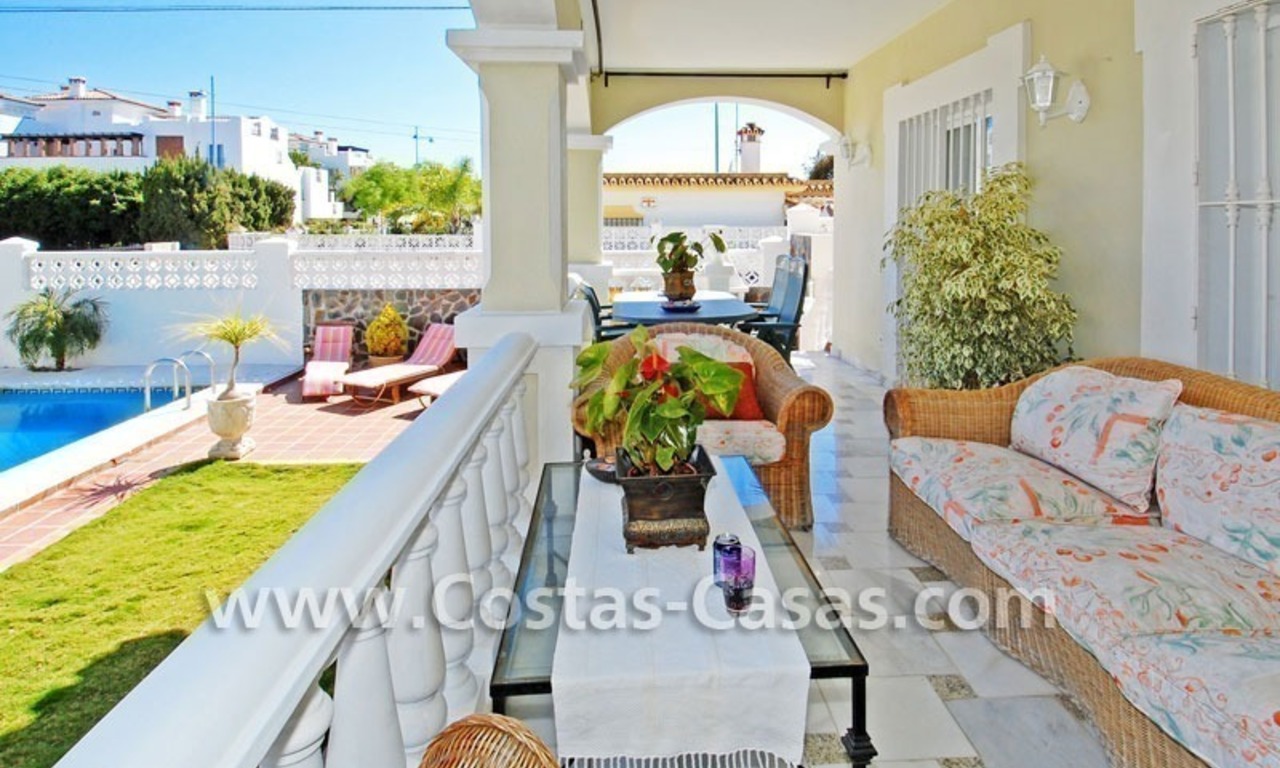 Modern Andalusian styled beachside villa for sale in Marbella 1