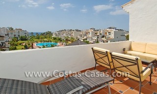 4-bedroomed penthouse apartment for sale on the beachfront complex in Marbella 1