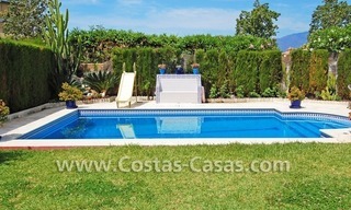 Andalusian styled beachside villa for sale in complex of villas in Marbella west 1
