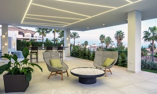 New modern luxury design villas for sale, Marbella - Benahavis, ready to move in, golf and sea views 7058 