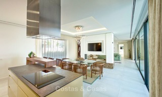 New modern luxury design villas for sale, Marbella - Benahavis, ready to move in, golf and sea views 7069 