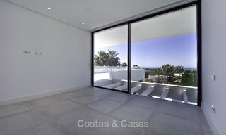 New modern luxury design villas for sale, Marbella - Benahavis, ready to move in, golf and sea views 13544 