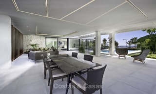 New modern luxury design villas for sale, Marbella - Benahavis, ready to move in, golf and sea views 13550 