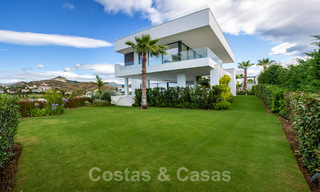 New modern luxury design villas for sale, Marbella - Benahavis, ready to move in, golf and sea views 35638 