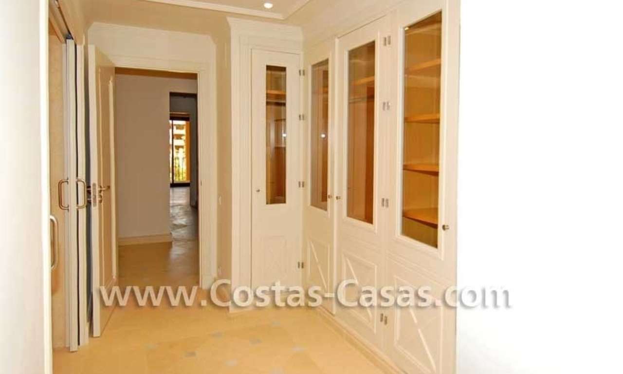 Luxury frontline beach apartment for sale, first line beach complex, New Golden Mile, Marbella -Estepona 12