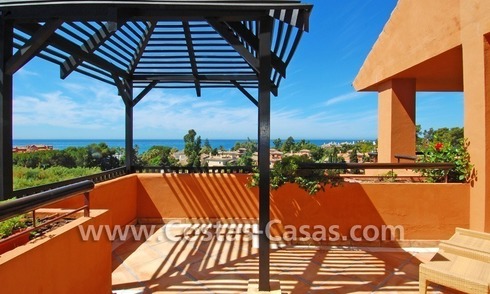 Beachside luxury penthouse apartment to buy in Marbella 