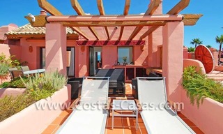 Luxury frontline penthouse apartment for sale, exclusive first line beach complex, New Golden Mile, Marbella - Estepona 3