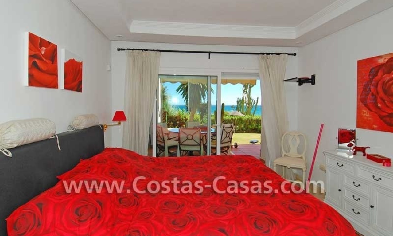 Luxury first line beach ground floor apartment for sale, frontline beach, New Golden Mile, Marbella - Estepona 12
