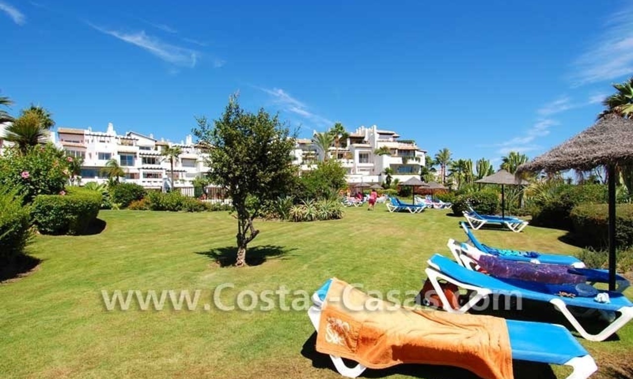 Luxury first line beach ground floor apartment for sale, frontline beach, New Golden Mile, Marbella - Estepona 20