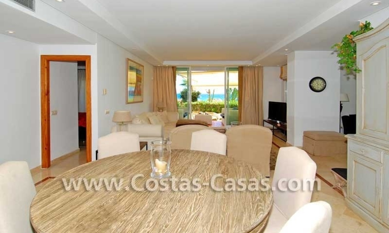 Luxury first line beach ground floor apartment for sale, frontline beach, New Golden Mile, Marbella - Estepona 6