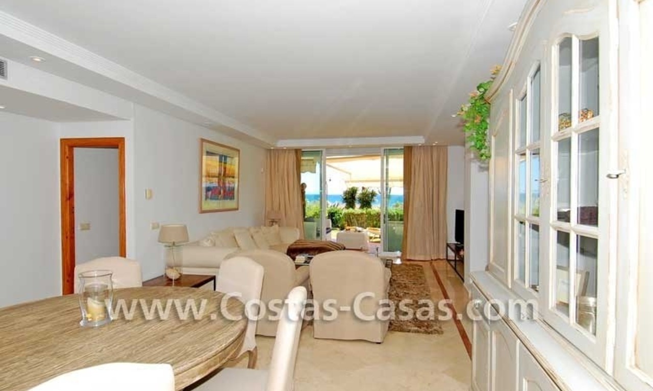 Luxury first line beach ground floor apartment for sale, frontline beach, New Golden Mile, Marbella - Estepona 7