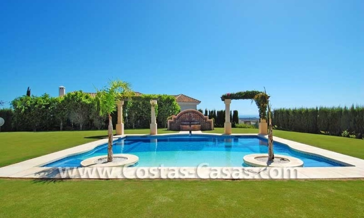 New modern andalusian style villa for sale, golf resort, New Golden Mile, Puerto Banus - Marbella, Benahavis - Estepona 5