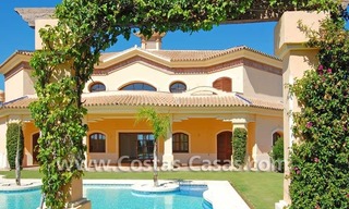 New modern andalusian style villa for sale, golf resort, New Golden Mile, Puerto Banus - Marbella, Benahavis - Estepona 2