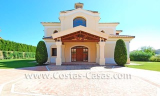 New modern andalusian style villa to buy, golf resort, New Golden Mile, Puerto Banus - Marbella, Estepona 1
