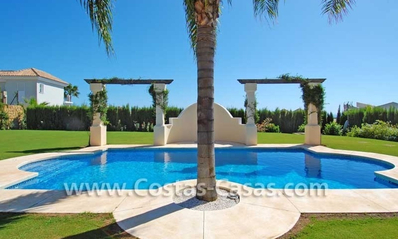 New modern andalusian style villa to buy, golf resort, New Golden Mile, Puerto Banus - Marbella, Estepona 7