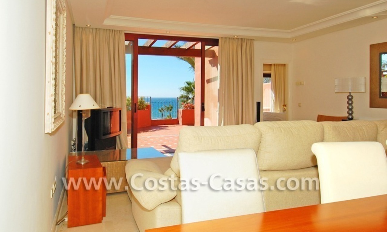 Luxury duplex penthouse for sale, frontline beach complex, New Golden Mile, Marbella - Estepona 2
