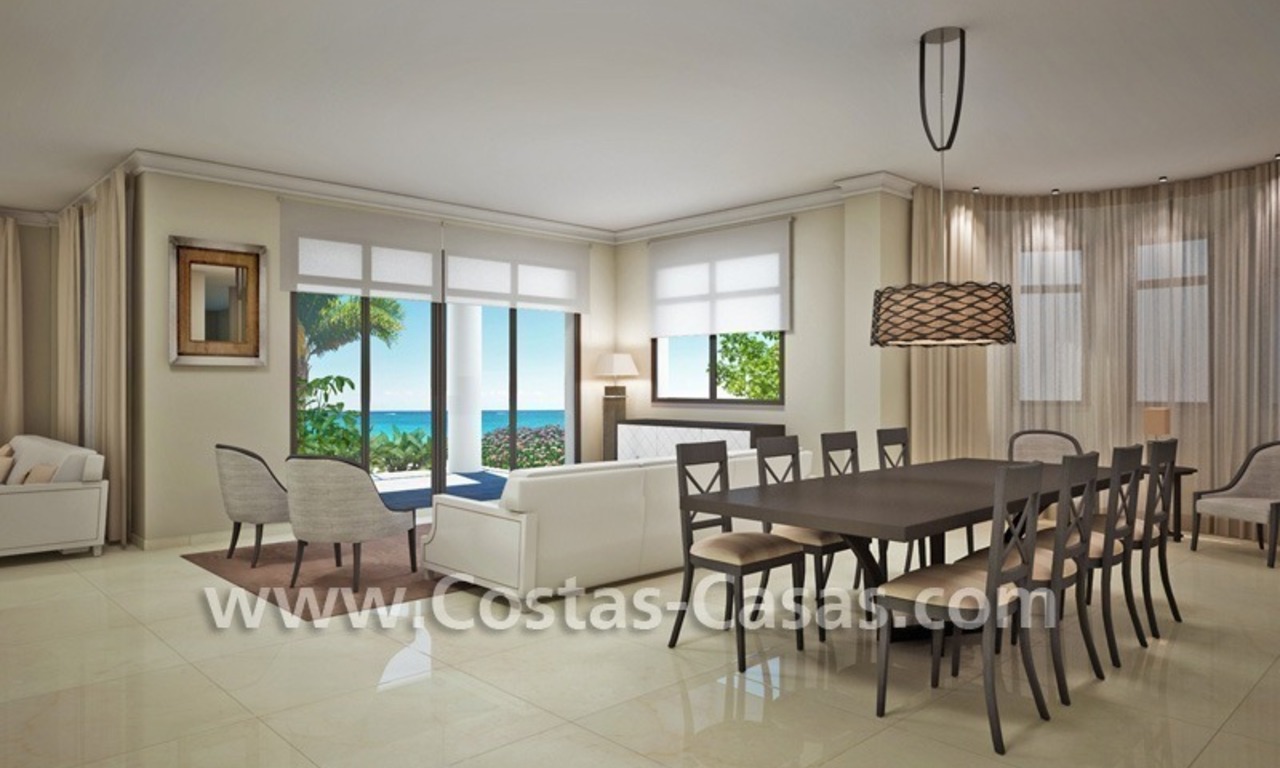 Beachfront new luxury villas for sale, first line beach Marbella - Costa del Sol 9