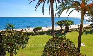 Beachfront penthouse apartment for sale on the New Golden Mile between Marbella and Estepona centre 1