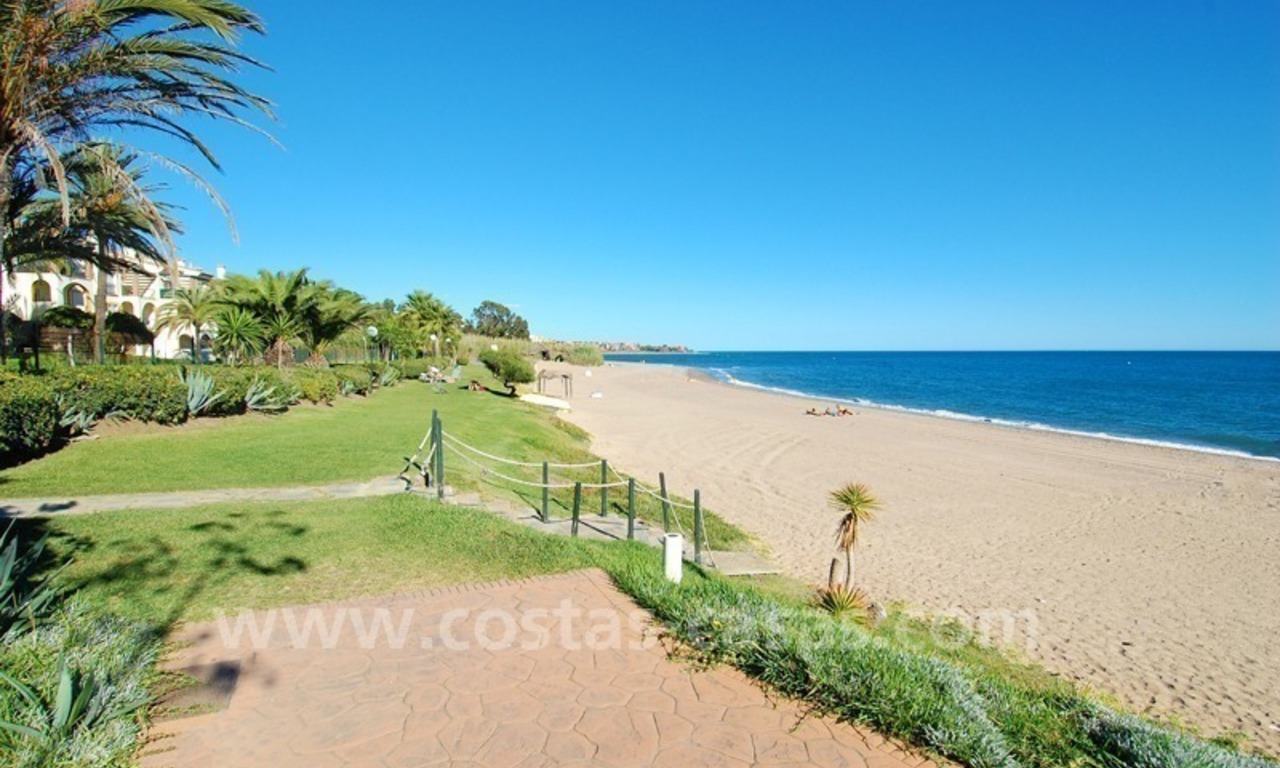 Beachfront penthouse apartment for sale on the New Golden Mile between Marbella and Estepona centre 24