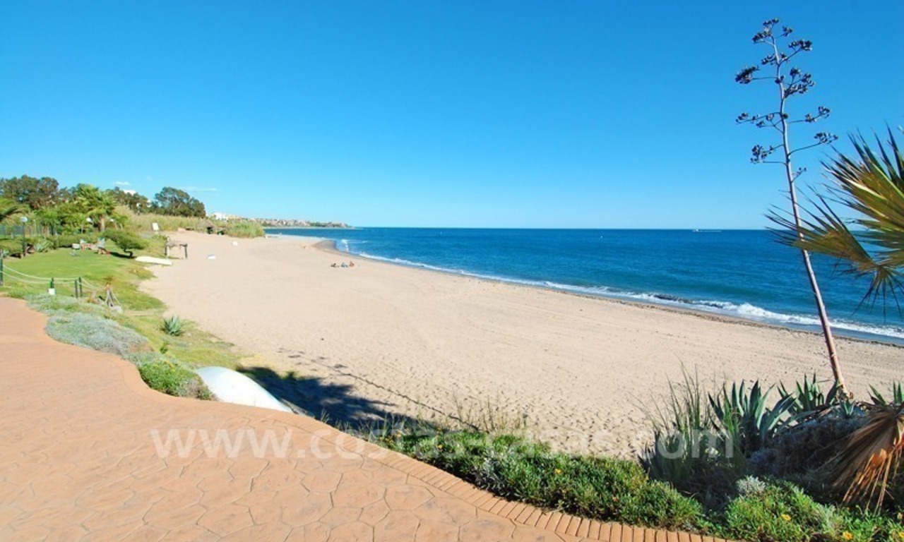 Beachfront penthouse apartment for sale on the New Golden Mile between Marbella and Estepona centre 25