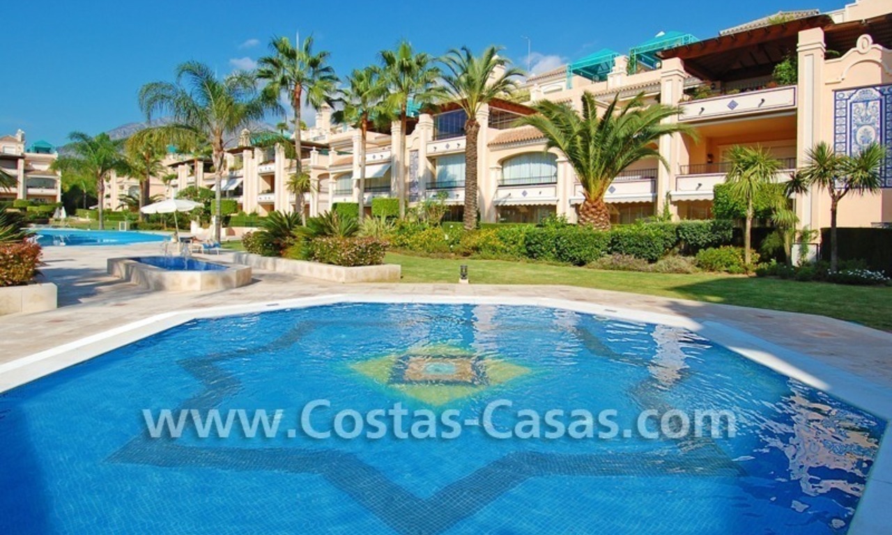 Exclusive luxury apartment for sale on the Golden Mile in Marbella 0