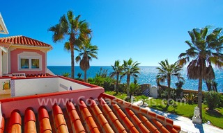 First line beach villa with 2 guest houses for sale in East Marbella 22