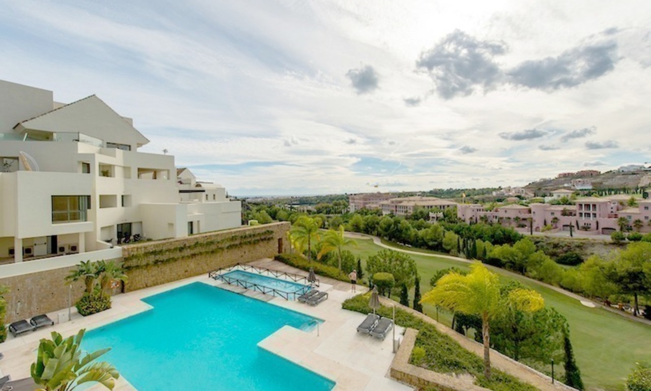 Luxury first line golf modern contemporary penthouse for sale, 5*golf resort, Benahavis - Marbella 0