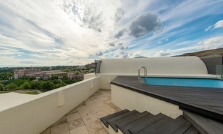 Luxury first line golf modern contemporary penthouse for sale, 5*golf resort, Benahavis - Marbella 16