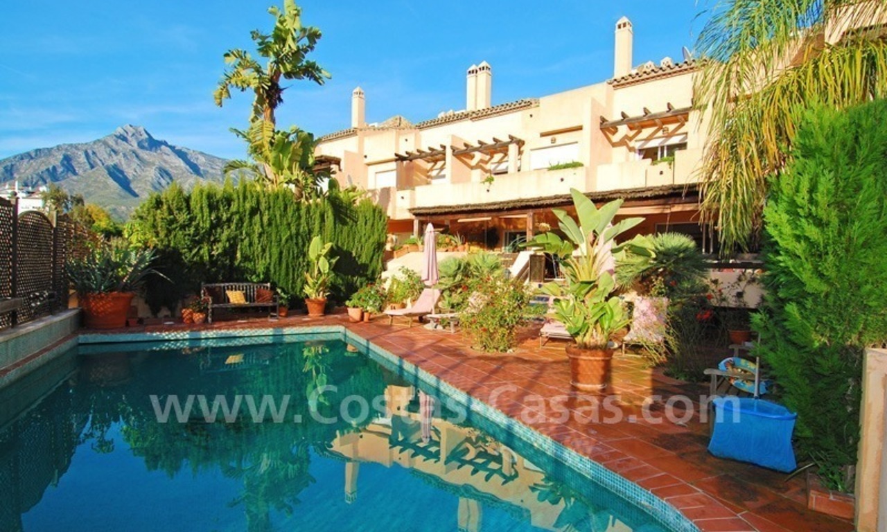 Double townhouse for sale on the Golden Mile near Puerto Banus 0