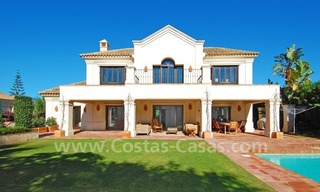 Modern andalusian beach villa to rent long term in Marbella area 0