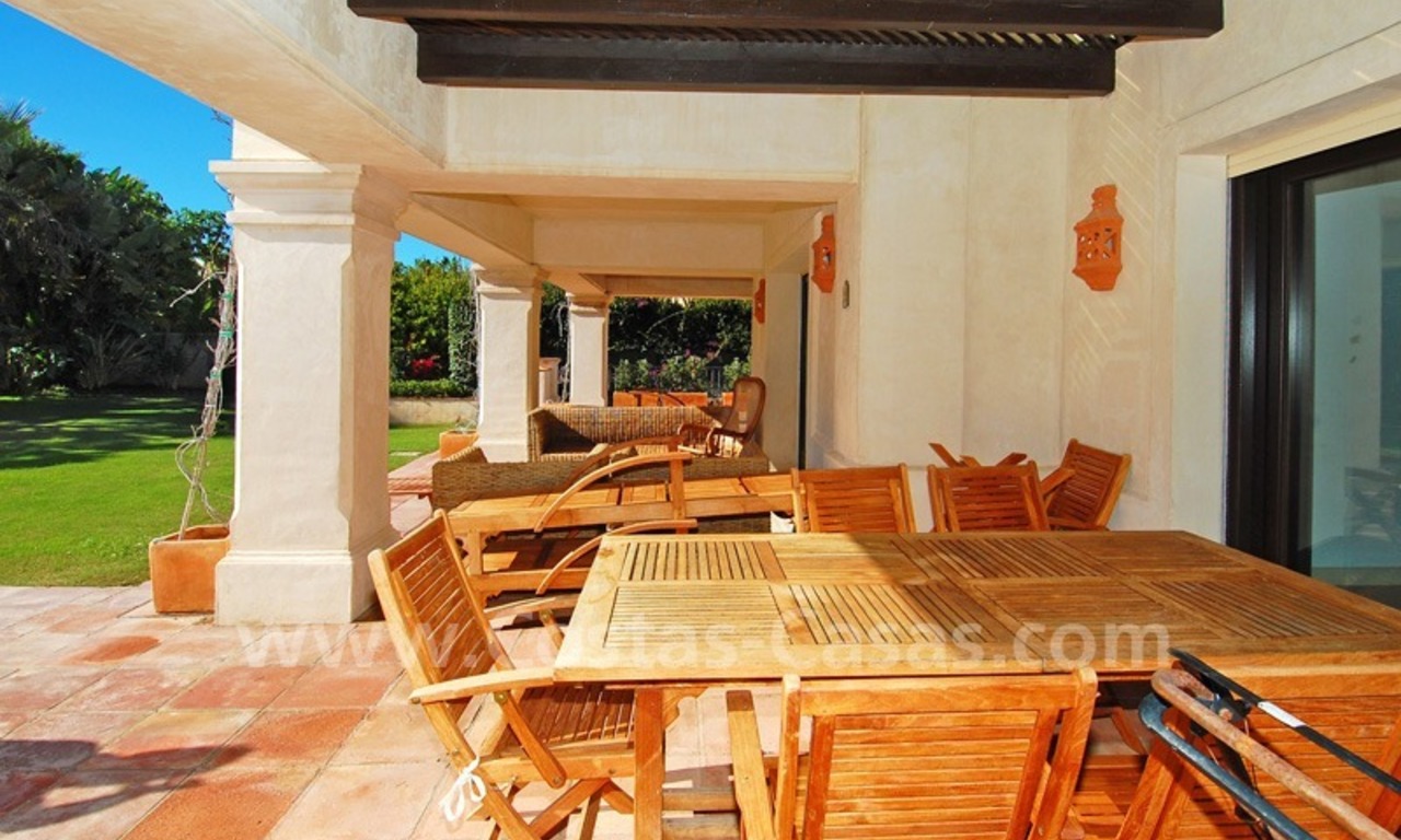 Modern andalusian beach villa to rent long term in Marbella area 4