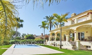 Front line golf luxury villa for sale in Nueva Andalucia, Marbella 2
