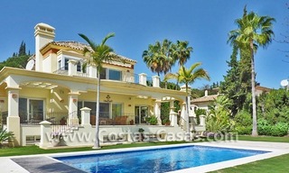 Front line golf luxury villa for sale in Nueva Andalucia, Marbella 4