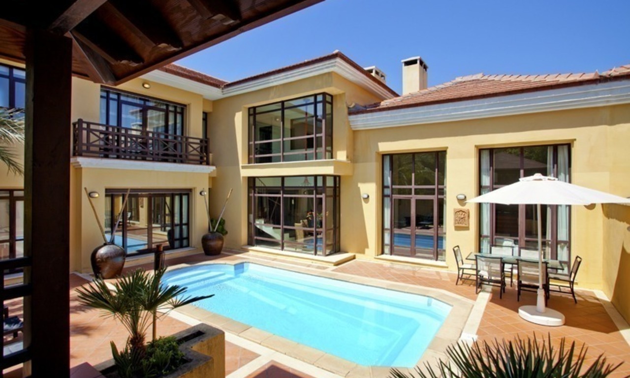 Luxury beachside modern villa for sale in Puerto Banus – Marbella 1