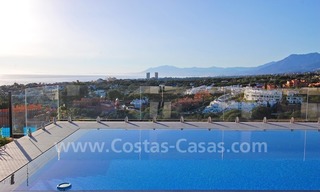 Modern quality luxury villa for sale in Marbella, adjacent to the golf course with panoramic sea views 1