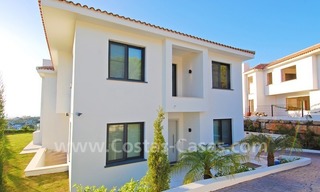 Modern quality luxury villa for sale in Marbella, adjacent to the golf course with panoramic sea views 5