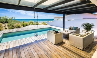 Modern beachfront villa for sale in Marbella with breathtaking sea views 1195 