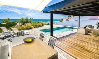 Modern beachfront villa for sale in Marbella with breathtaking sea views 1200 